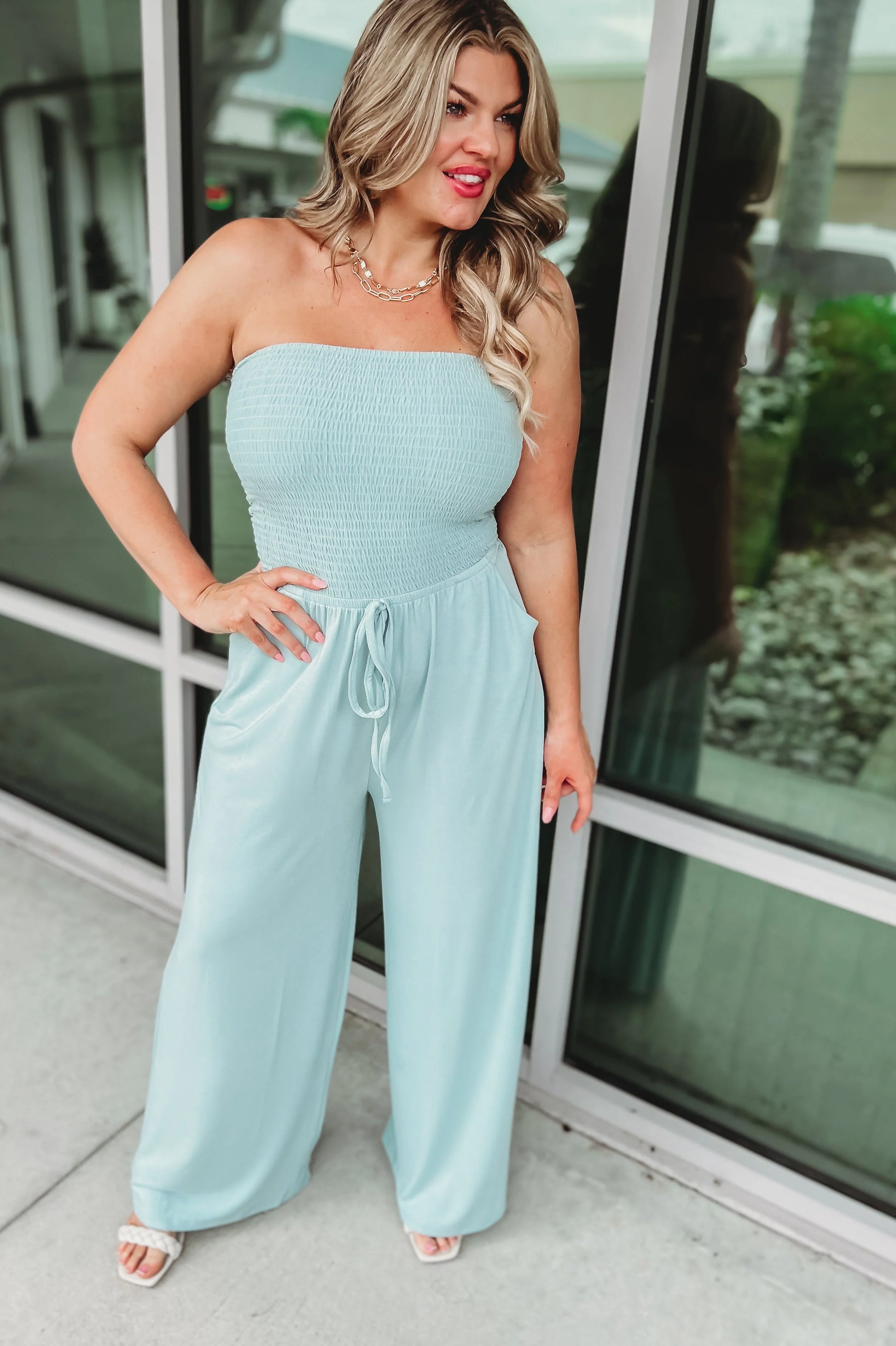 Off-Shoulder Jumpsuit - Ravola.se