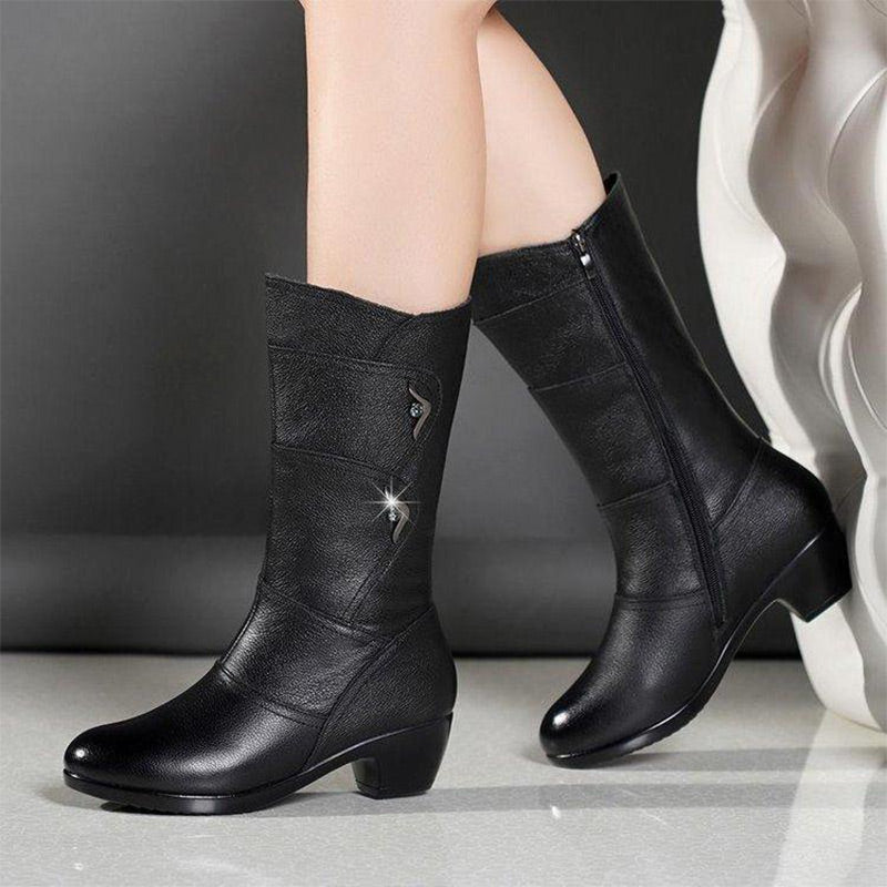 Bottes brillantes d’hiver