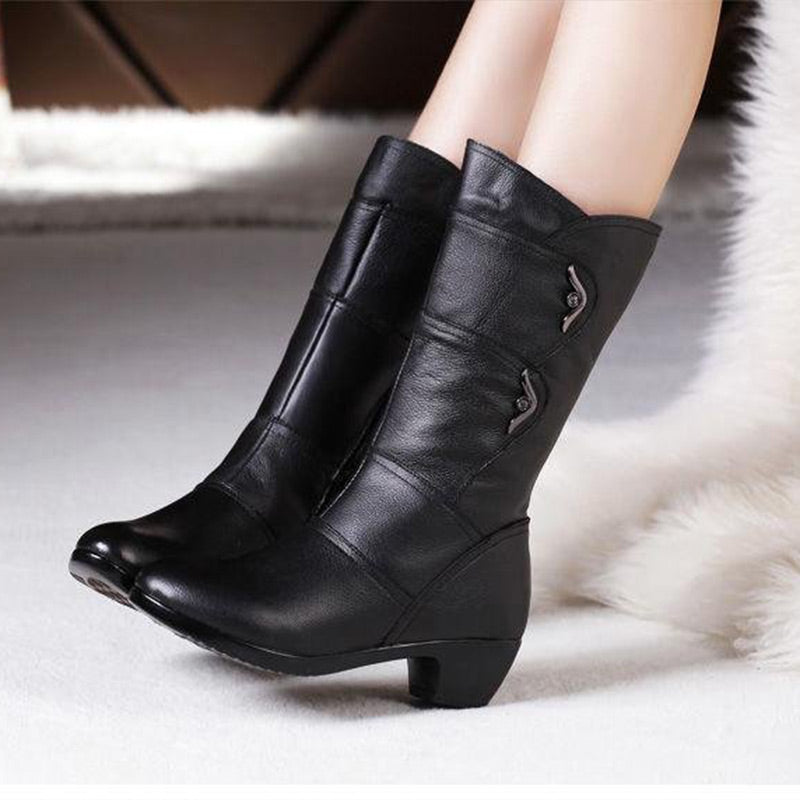 Bottes brillantes d’hiver