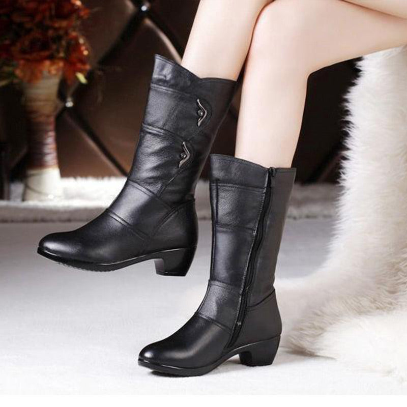 Bottes brillantes d’hiver