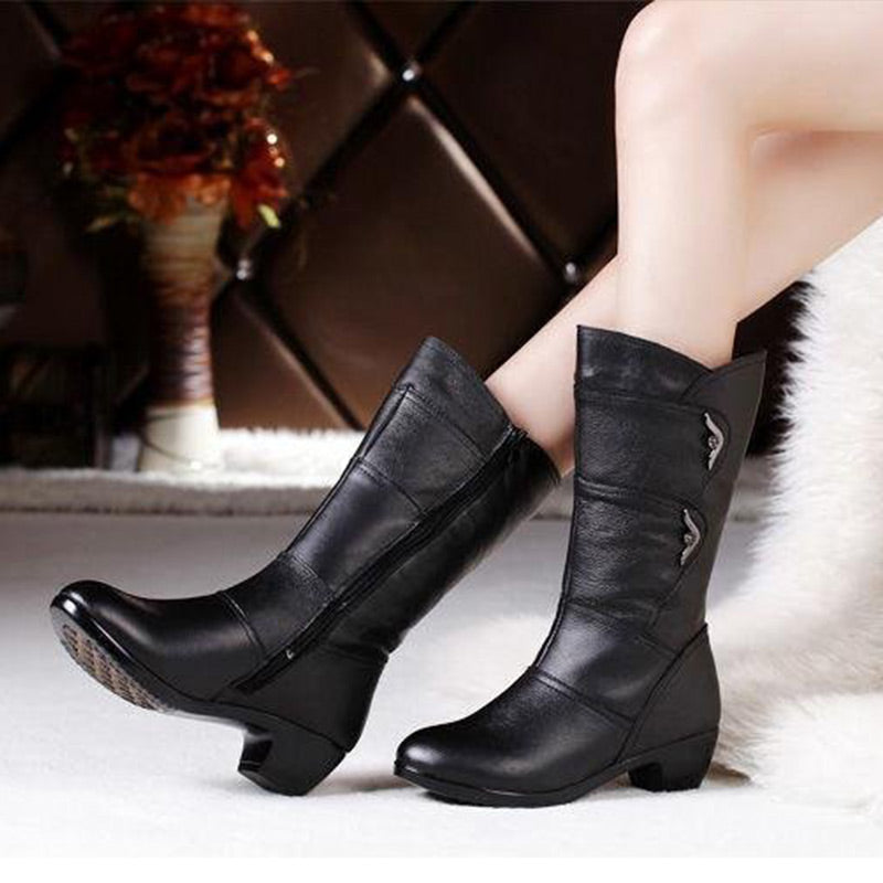 Bottes brillantes d’hiver